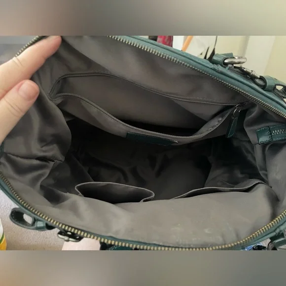 Coach Madison Embossed Croc Sophia Satchel - Picture 11 of 14